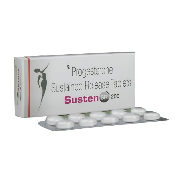 Susten Sustained Release 200 Tablet (Progesterone (Natural Micronized) 200mg)